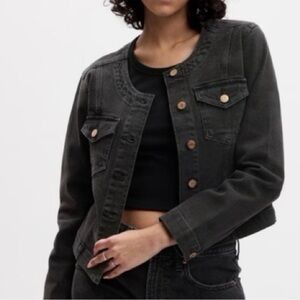 Women's Black Denim Jacket